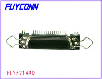 2.16mm ピッチ 36 ピン構成掛け金との R/A PCB のすくいのタイプ IEEE 1284 の Connetor および板は締まります