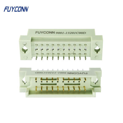 PCB 20Pin DIN 41612のコネクター3の列の男性プラグのEurocardのまっすぐなコネクター