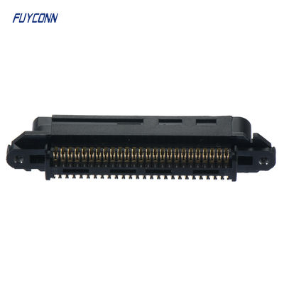 TE 229974-1 交換用コネクタ、50/64極 D型コネクタ、プラグ、ケーブル対ケーブル、ケーブルマウント（フリーハンギング）、2.16 mm [.085 in] 中心線、CHAMP ドッキングコネクタ