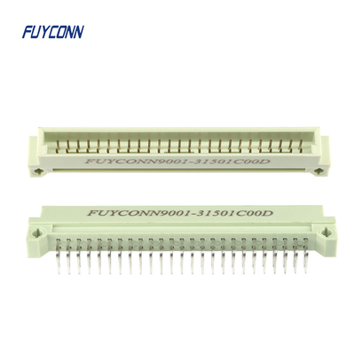 2 50 Pinのオス・コネクタ2.54mmピッチ、PCB DIN41612のコネクターを漕ぐ