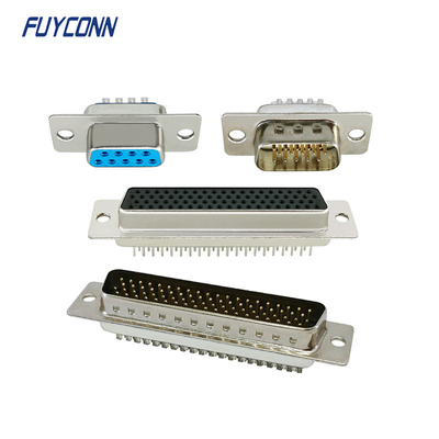 まっすぐなPCBのはんだのコップの女性/男性Dの潜水艦のコネクター9Pin 15Pin 25Pin 37Pin 78Pin