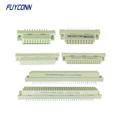 女性PCBDIN 41612コネクタ,直線PCBユーロカードコネクタ