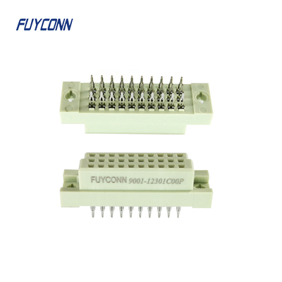 Solderlessピン女性のEurocardのコネクター3の列3x10pin 20pin 30pin