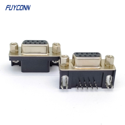 9pin DSUBのコネクター直角PCB D-SUBのメス コネクタ（8.08mm）