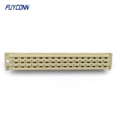 48ピンの電源 DIN41612 コンネクタ PCB 直線 女性 3*16ピンの5.08mmピッチ
