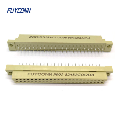 9001 DIN 41612 コンネクタ PCB 垂直 2 行 2*22P 48P 248 女性 41612 コンネクタ