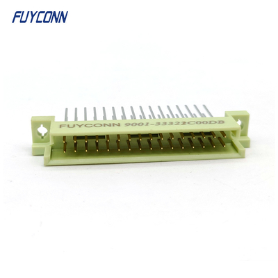 32ピン 男性 ユーロコネクタ 2列 2*16ピン 32ピン 15mm DIN 41612 コネクタ