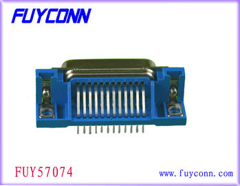 50のPin Centronic Lブラケットの女性PCBのR/AコネクターはULを証明した
