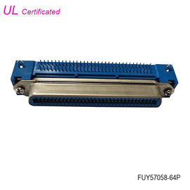 板ロックが付いている女性64 PinのCentronicsコネクターPCBの直角のコネクター