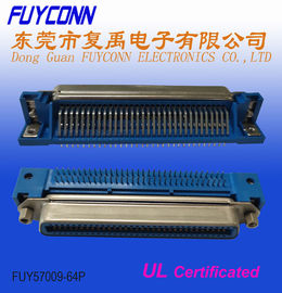 PCB直角の64のPinのCentronicsメス コネクタ32pairs