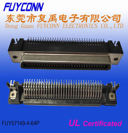 64のPin Centronic Boardlockの男性の直角PCBのコネクター