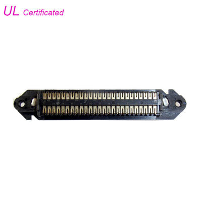 ばねによって証明される UL が付いている IDC の女性 50 Pin の Centronics のコネクター