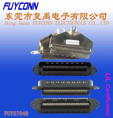 Centronics 25 は IDC の男性プラグのコネクター 50 ピンを 180 度の金属カバー組み合わせます