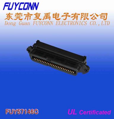 TYCO 90の程度RJ21 50 Pinワイヤー クリップが付いている女性のCentronicのチャンピオンIDCのコネクター