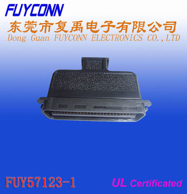 TYCO 25はプラスチック カバーによって男性のCentronic IDC RJ21のケーブル コネクタ50pinを組み合わせる