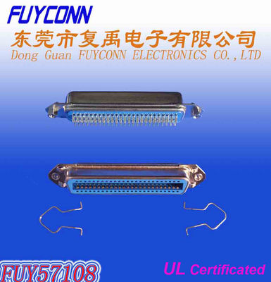 0.085in の中心線 50 Pin DDK Centronic のはんだのメス コネクタは UL を証明しました