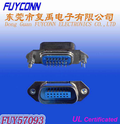 50 の Pin Centronic のコネクター、まっすぐな角度 PCB のオス・コネクタ証明された UL