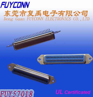 50のPin Centronic PCBのまっすぐなメス コネクタはUL 2.16mmピッチを証明した