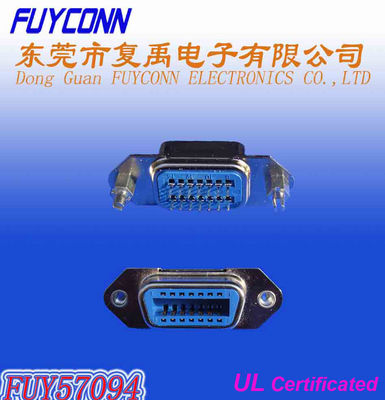 50 の Pin Centronic のまっすぐな角度女性 PCB はコネクターによって証明された UL を取付けました