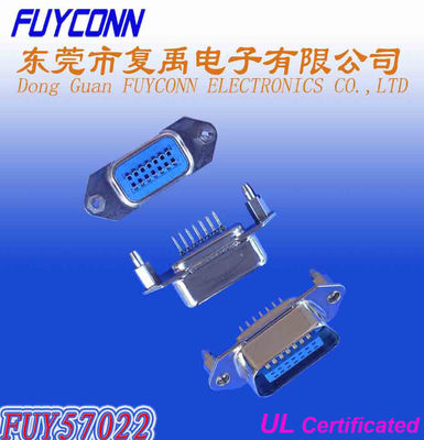 板ロックが付いているPCB板のための黒/14の方法男性のチャンピオンのCentronicの青いコネクター