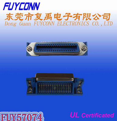 Centronic 14 24 36 50 の Pin のチャンピオン ブラケットによって証明される UL が付いている R/A PCB のメス コネクタ