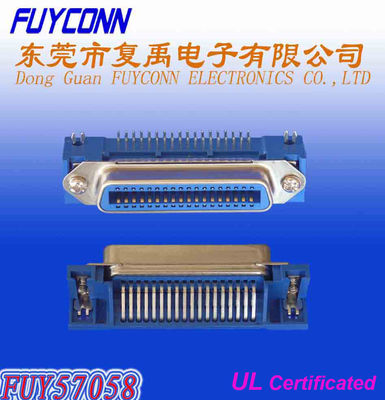 14 Pin DDK Centronic PCB の直角の女性のリボン コネクター証明された UL