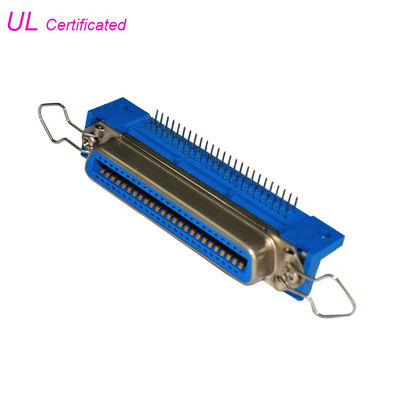 PCB の PBT の絶縁体が付いている直角の女性の多ピン コネクタ