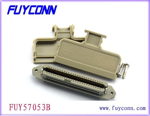 50 Pin DDKの容器のチャンピオンのコネクター、180°Cable出口のコネクター