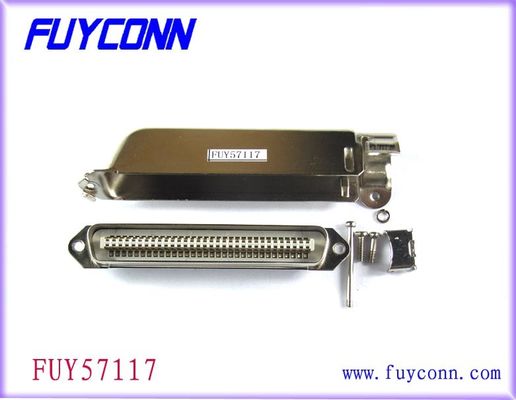 Amphenol 90 の程度 RJ21 64 Pin の Centronics のコネクター IDC のプラグのコネクターの男性のタイプ