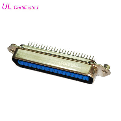 チャンピオン PCB のまっすぐな角度のプラグ 50 Pin の Centronics のコネクターの Certicified UL