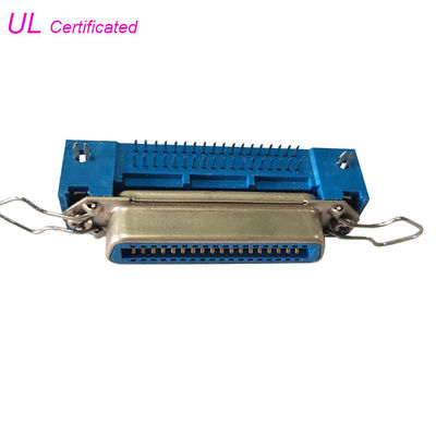 boad ロックが付いている 14 の Pin PCB 直角の女性の Centronic のコネクターおよび保釈は切ます