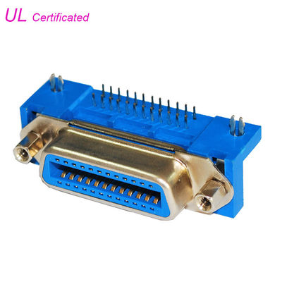 PCB の権利の天使のメス コネクタが付いている PBT 36 Pin の Centronics のコネクター