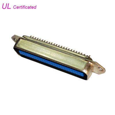 はんだによっては証明された UL が付いている容易な男性 50 Pin の Centronics のコネクターが接触します