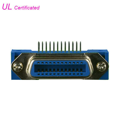 24のPin Centronic PCBの直角のメス コネクタはULを証明した