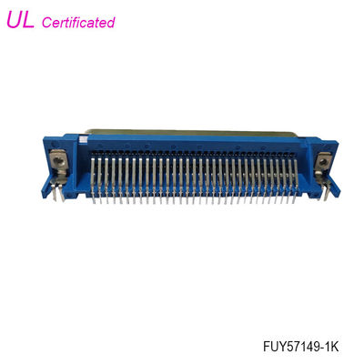14 24 36 50板ロックが付いている64のPin Centronic PCBの直角のメス コネクタ