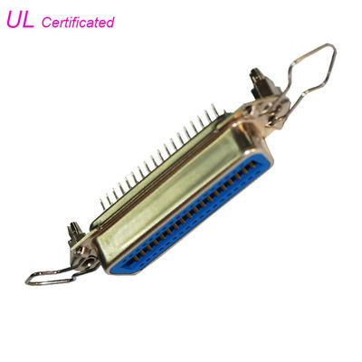36のPin Centronicのメス コネクタPCBのまっすぐなタイプ14pin 24pin 50pin