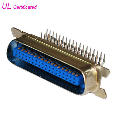 36のPin Centronicのチャンピオン直角の女性PCBのコネクターMDの形の貝