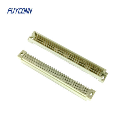 DIN 41612のコネクターの男性3rows PCB 32P 64P 96P縦PCBのプラグのEurocardのコネクター