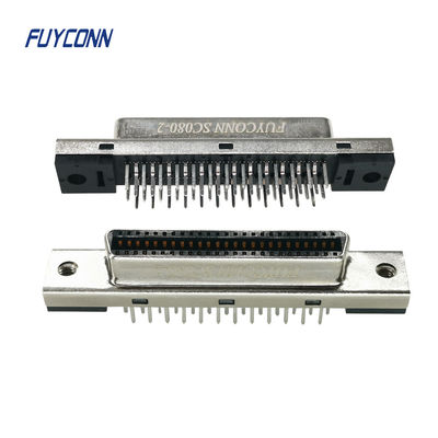 SCSI女性の縦PCBのコネクター、14P 26P 50PのSCSIコネクター