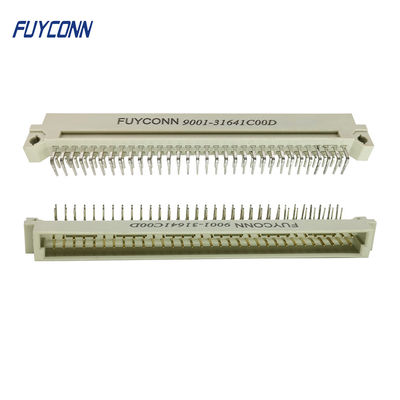64Pin DIN 41612のコネクター2の列直角PCBの男性プラグのヨーロッパのコネクター