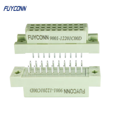 3列20 PinまっすぐなPCB DIN 41612の容器のヨーロッパのソケットのコネクター2.54mmピッチ