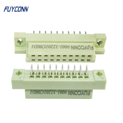 2列女性DIN41612まっすぐなPCB 2x10P Eurocardのコネクター