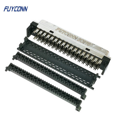 ケーブルMDRのSCSIコネクター1.27mm小型Dのリボン コネクターにひだを付ける68 Pin IDC
