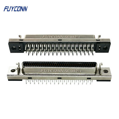 68 PinのSCSIコネクターPCBまっすぐな女性の1.27mmピッチMDRのコネクター