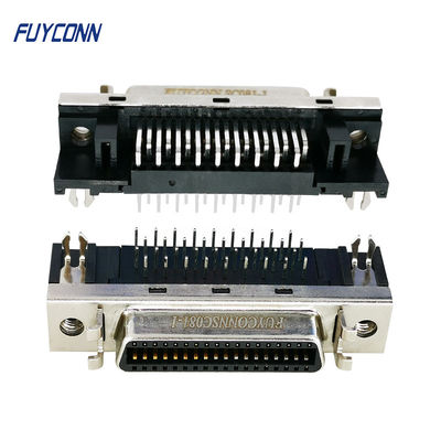 PCBの女性のSCSIコネクターのR/A女性のSCSI 36ピン サーボ コネクター