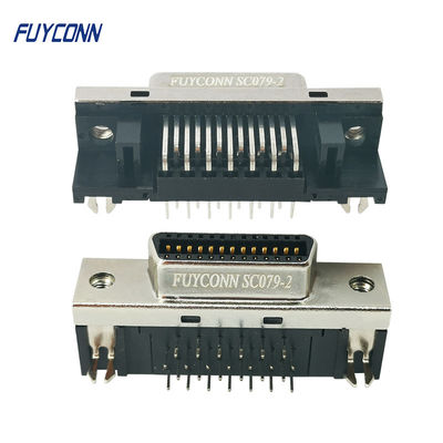 直角PCBのSCSIコネクター26ピン女性MDRコネクター