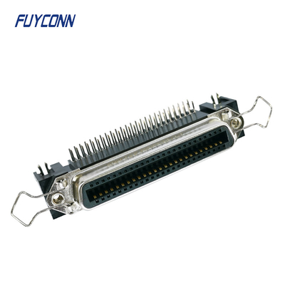 57 CN50 50 Pin女性のCentronics直角PCB DDKのコネクター