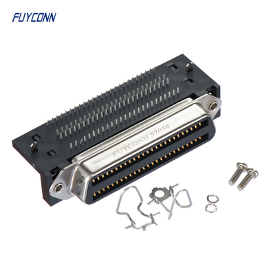 Amphenol 100 Pin女性PCBの直角のCentronicsコネクター