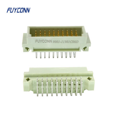 DIN 41612 3列のEurocardのコネクターの男性90度R/A板ロックPCB