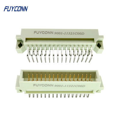30pin 48pin 96pin 3rows DIN 41612のコネクターの男性90度R/A PCB